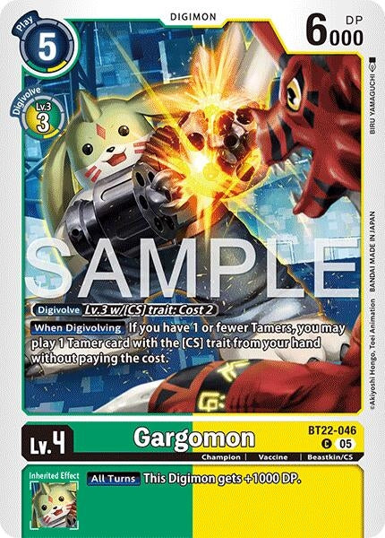 Image for Gargomon (BT22-046 C) (Cyber Eden) - Digimon Card Game