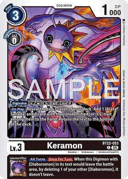Image for Keramon (BT22-053 C) (Cyber Eden) - Digimon Card Game