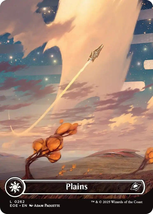 Image for Plains (0262) (Borderless) (262) (Edge of Eternities) - Magic: The Gathering