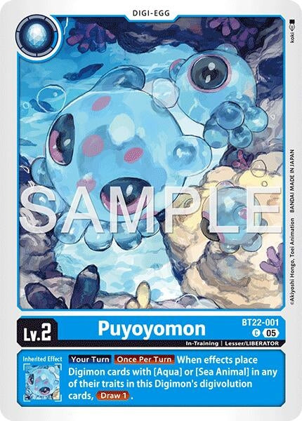 Image for Puyoyomon (BT22-001 C) (Cyber Eden) - Digimon Card Game