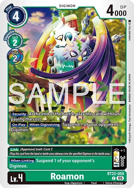Image for Roamon (BT22-050 C) (Cyber Eden) - Digimon Card Game