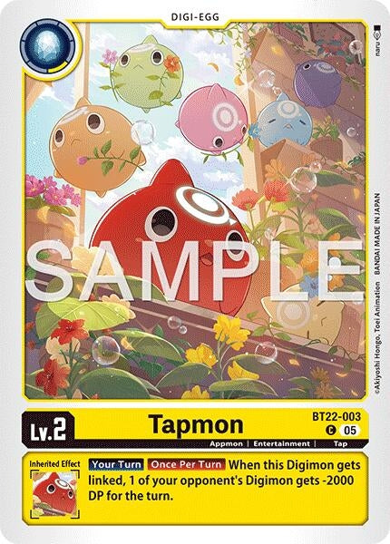Image for Tapmon (BT22-003 C) (Cyber Eden) - Digimon Card Game