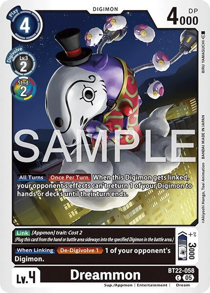 Image for Dreammon (BT22-058 C) (Cyber Eden) - Digimon Card Game