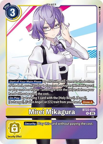Image for Mirei Mikagura (BT22-089 R) (Cyber Eden) - Digimon Card Game
