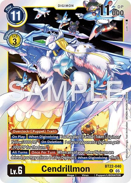 Image for Cendrillmon (BT22-040 R) (Cyber Eden) - Digimon Card Game