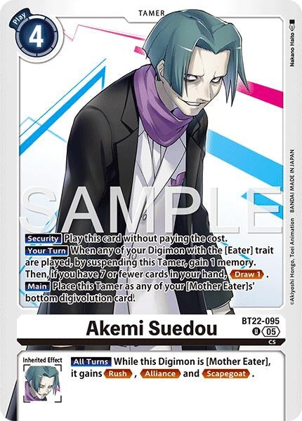 Image for Akemi Suedou (BT22-095 U) (Cyber Eden) - Digimon Card Game