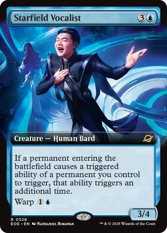 Image for Starfield Vocalist (Extended Art) (328) (Edge of Eternities) - Magic: The Gathering