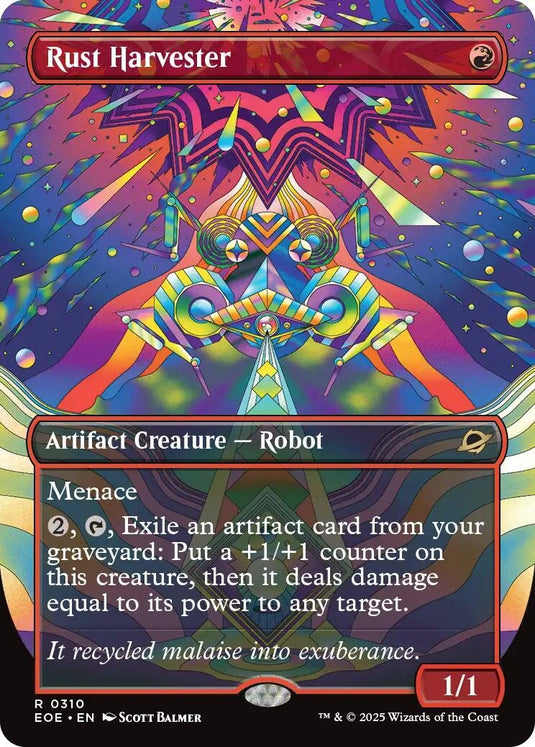Image for Rust Harvester (Borderless) (310) (Edge of Eternities) - Magic: The Gathering