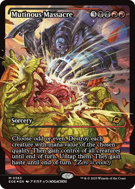 Image for Mutinous Massacre (Showcase) (363) (Edge of Eternities) - Magic: The Gathering