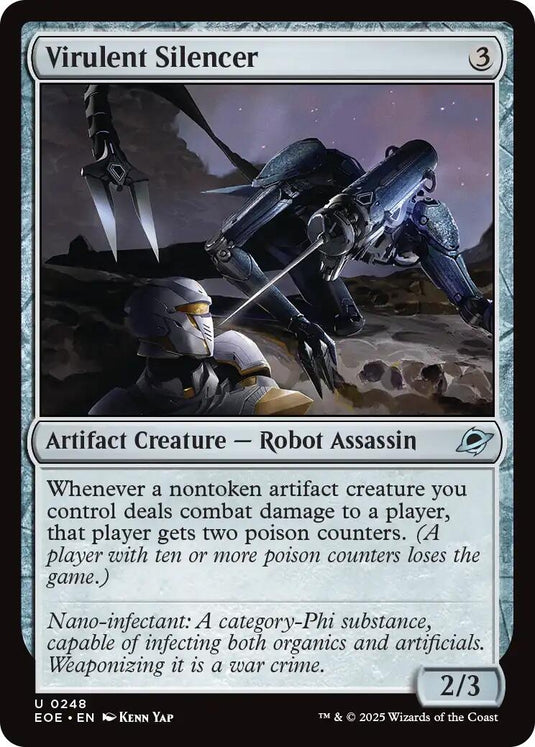 Image for Virulent Silencer (248) (Edge of Eternities) - Magic: The Gathering