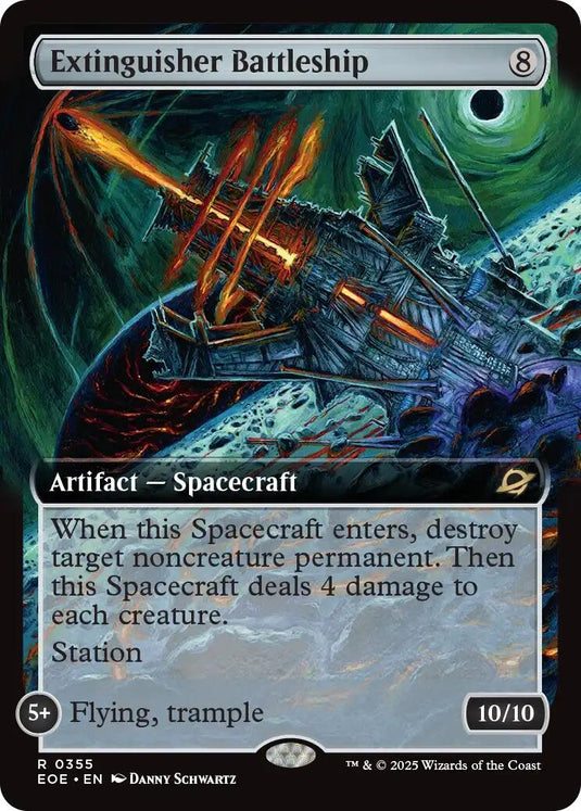 Image for Extinguisher Battleship (Extended Art) (355) (Edge of Eternities) - Magic: The Gathering