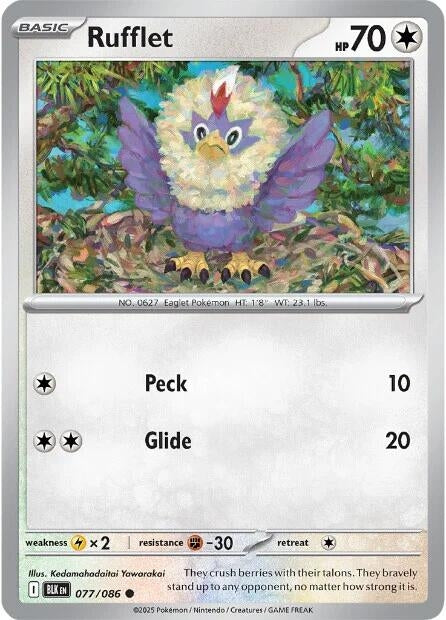 Image for Rufflet (077/086) (SV: Black Bolt) - Pokemon