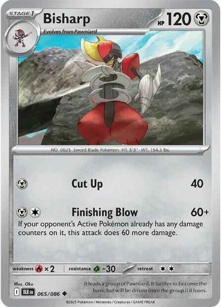 Image for Bisharp (065/086) (SV: Black Bolt) - Pokemon