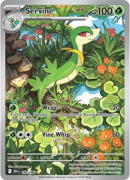 Image for Servine (088/086) (SV: Black Bolt) - Pokemon