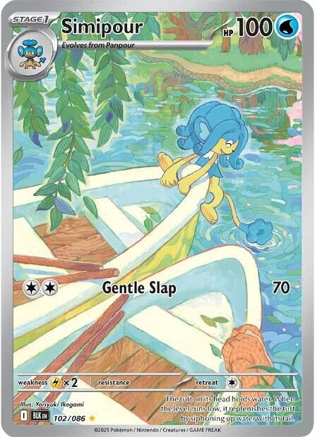 Image for Simipour (102/086) (SV: Black Bolt) - Pokemon