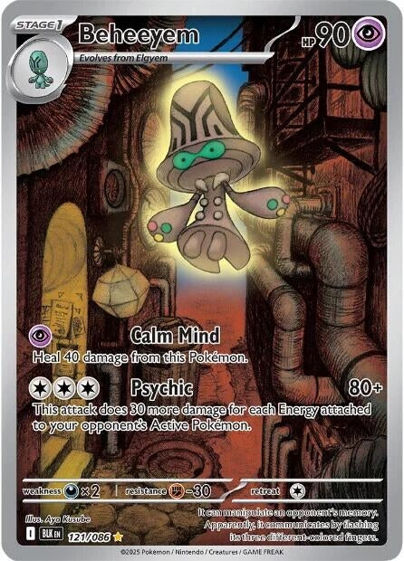 Image for Beheeyem (121/086) (SV: Black Bolt) - Pokemon