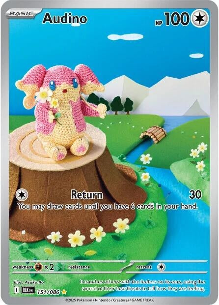 Image for Audino (151/086) (SV: Black Bolt) - Pokemon