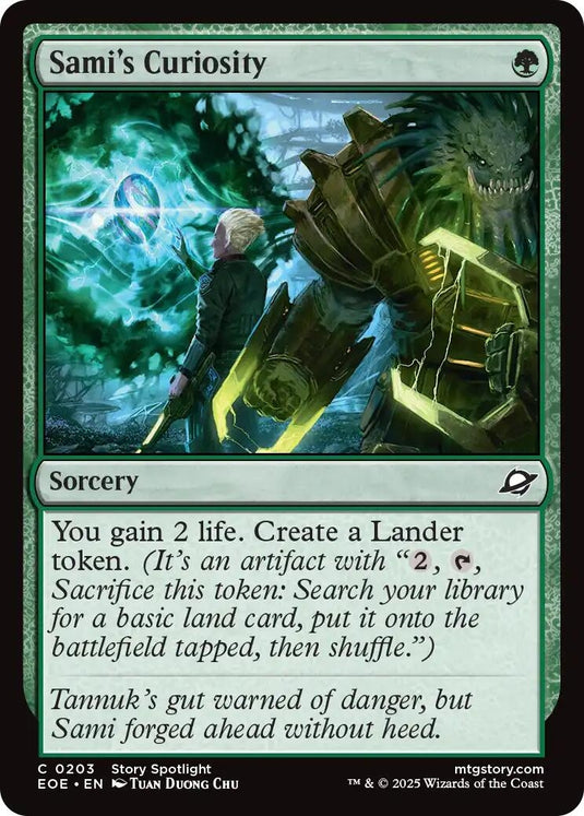 Image for Sami's Curiosity (203) (Edge of Eternities) - Magic: The Gathering