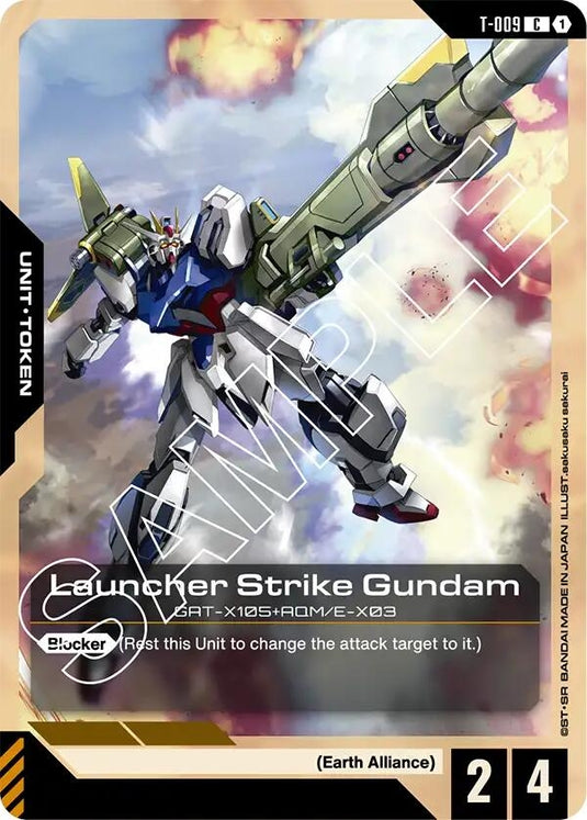 Image for Launcher Strike Gundam (T-009) Token (T-009) (Newtype Rising) - Gundam Card Game