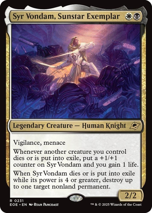 Image for Syr Vondam, Sunstar Exemplar (231) (Edge of Eternities) - Magic: The Gathering