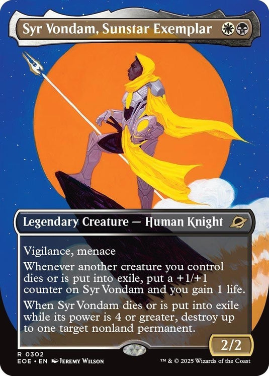 Image for Syr Vondam, Sunstar Exemplar (Borderless) (302) (Edge of Eternities) - Magic: The Gathering