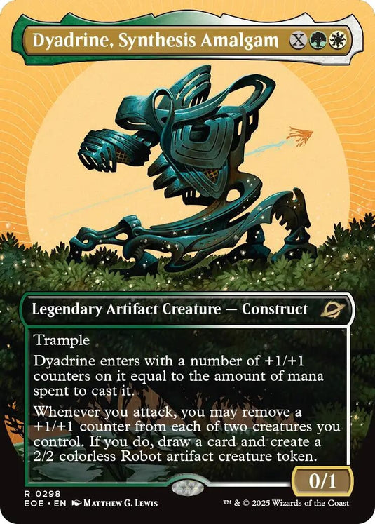 Image for Dyadrine, Synthesis Amalgam (Borderless) (298) (Edge of Eternities) - Magic: The Gathering