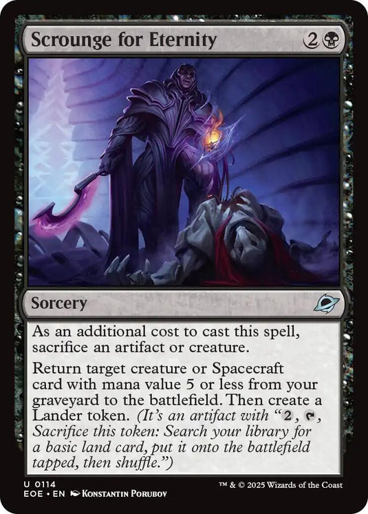 Image for Scrounge for Eternity (114) (Edge of Eternities) - Magic: The Gathering