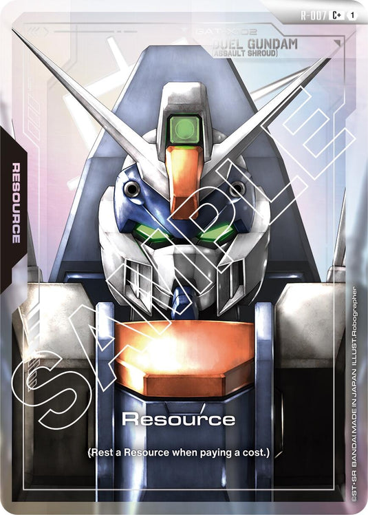 Image for Resource (R-007) (C+) (R-007) (Newtype Rising) - Gundam Card Game