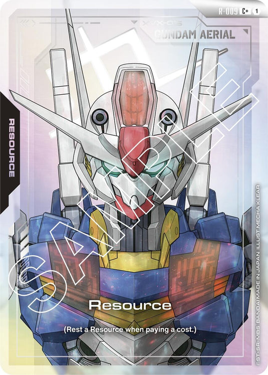 Image for Resource (R-009) (C+) (R-009) (Newtype Rising) - Gundam Card Game