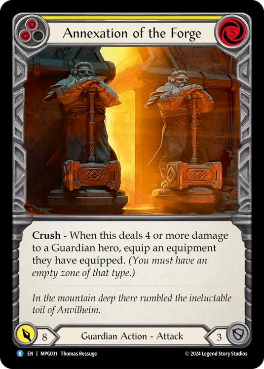 Image for Annexation of the Forge (MPG031) (Mastery Pack Guardian) - Flesh and Blood TCG
